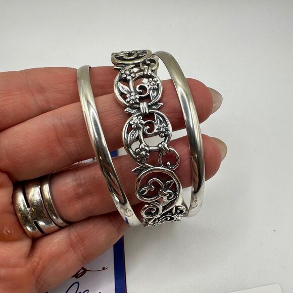 Carolyn Pollack "Changing Seasons" 925 cuff interchangable bracelet! - Picture 9 of 12